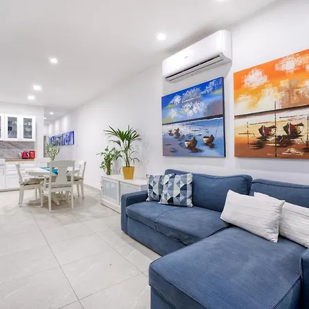 Апартаменты A Lovely 2br Maisonette With Private Terrace & Bbq By 360 Estates Сент Джулианс